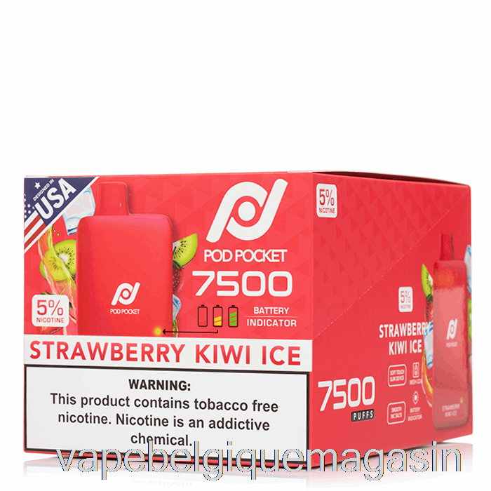Vape Shop Bruxelles [10-pack] Pod Pocket 7500 Jetable